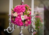 stylish single candle candelabra