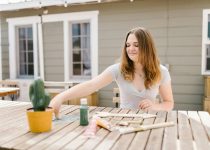 weathered planter outdoor charm