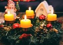 battery powered candles campsite decor