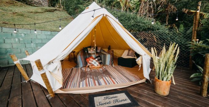 campsite comfort and style