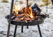 grill islands with fire pits