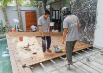 gutters for rustic decks