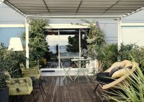 modern backyard design enhancement