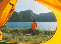 natural campsite color coordination