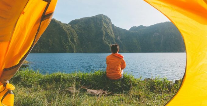 natural campsite color coordination