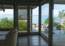 patio doors enhance poolside access