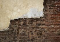 repairing exterior stacked stone