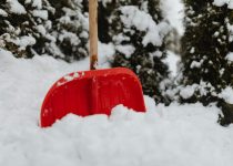 safely clear snow gently