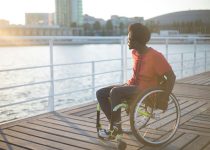 wheelchair accessible rustic decks
